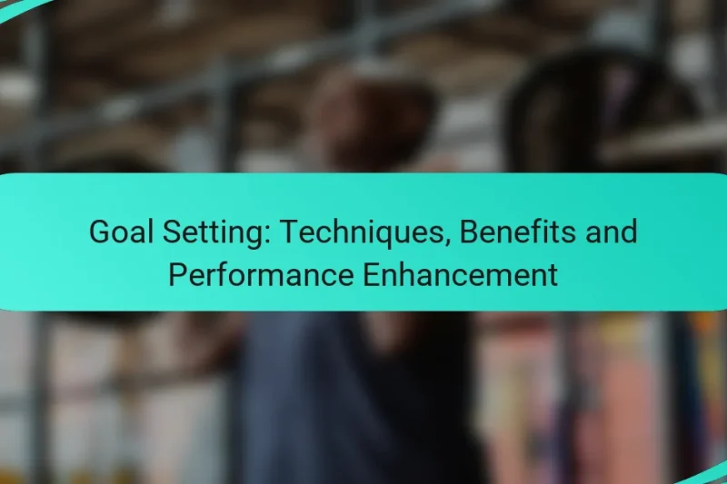 Goal Setting: Techniques, Benefits and Performance Enhancement