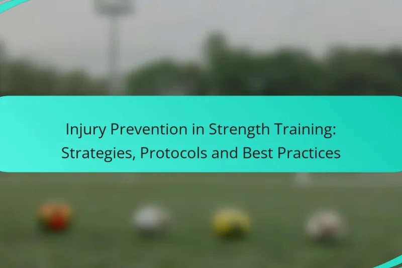 Injury Prevention in Strength Training: Strategies, Protocols and Best Practices
